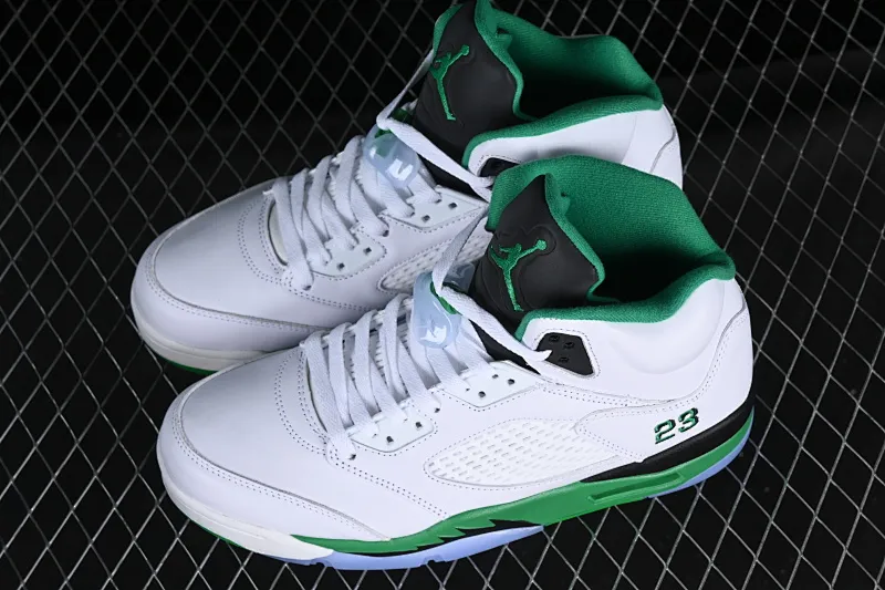 All categories Air Jordan Jordan series basketball shoes Air Jordan 5 Air Jordan 5 Retro "Lucky Green" AJ5 Joe 5 Celtics DD9336-103